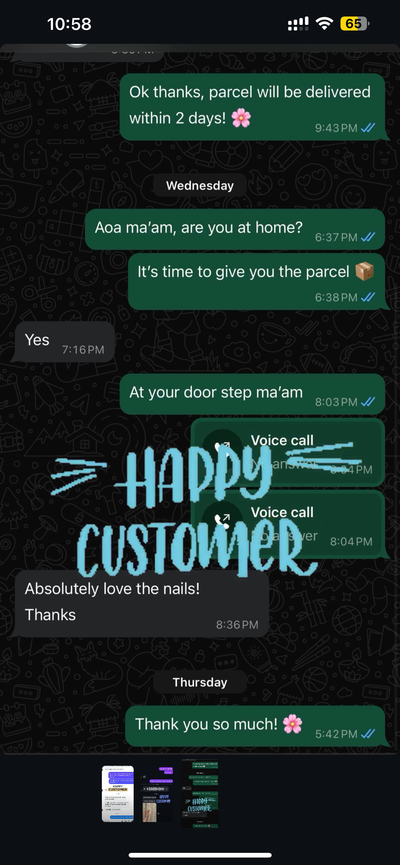 Customer testimonial