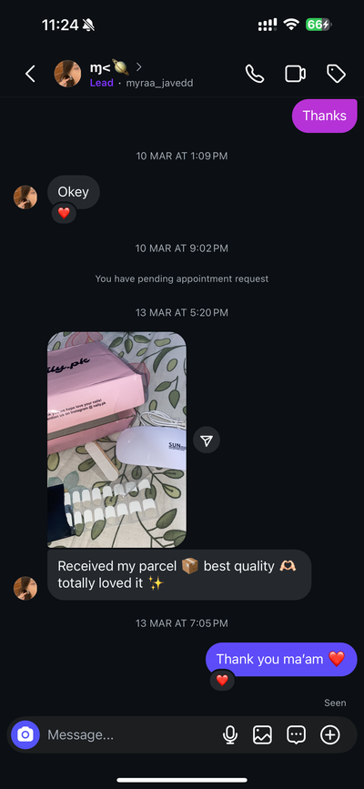 Customer testimonial